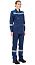 Костюм женский рабочий летний Тимбер синий-василек с ПК