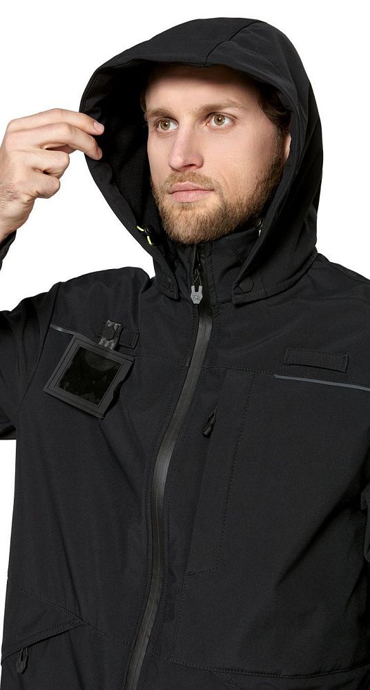 Куртка-софтшелл мужская демисезонная Геолэндер черная